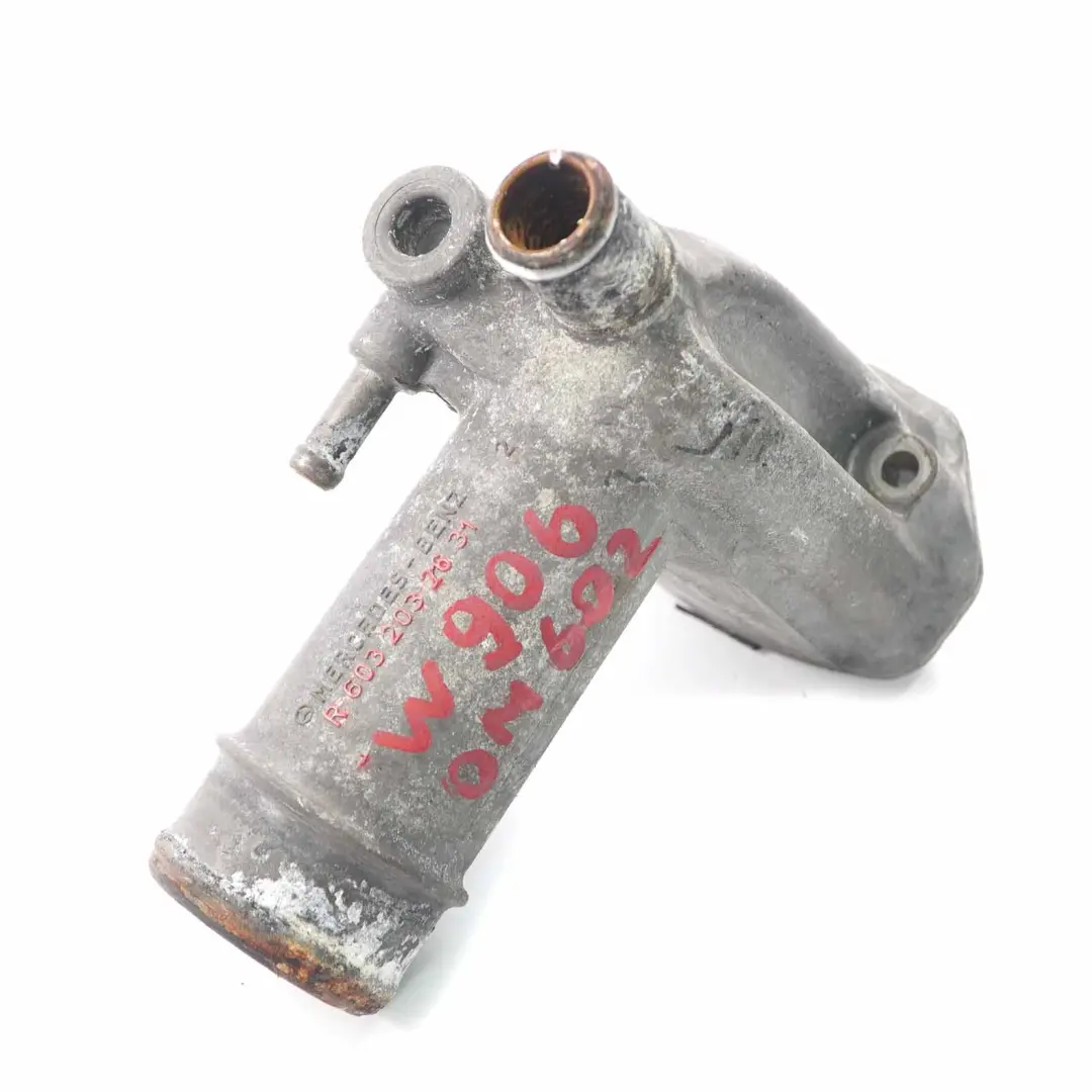 Mercedes W906 OM602 Motor Refrigerante Brida Conector Manguera R6032032631