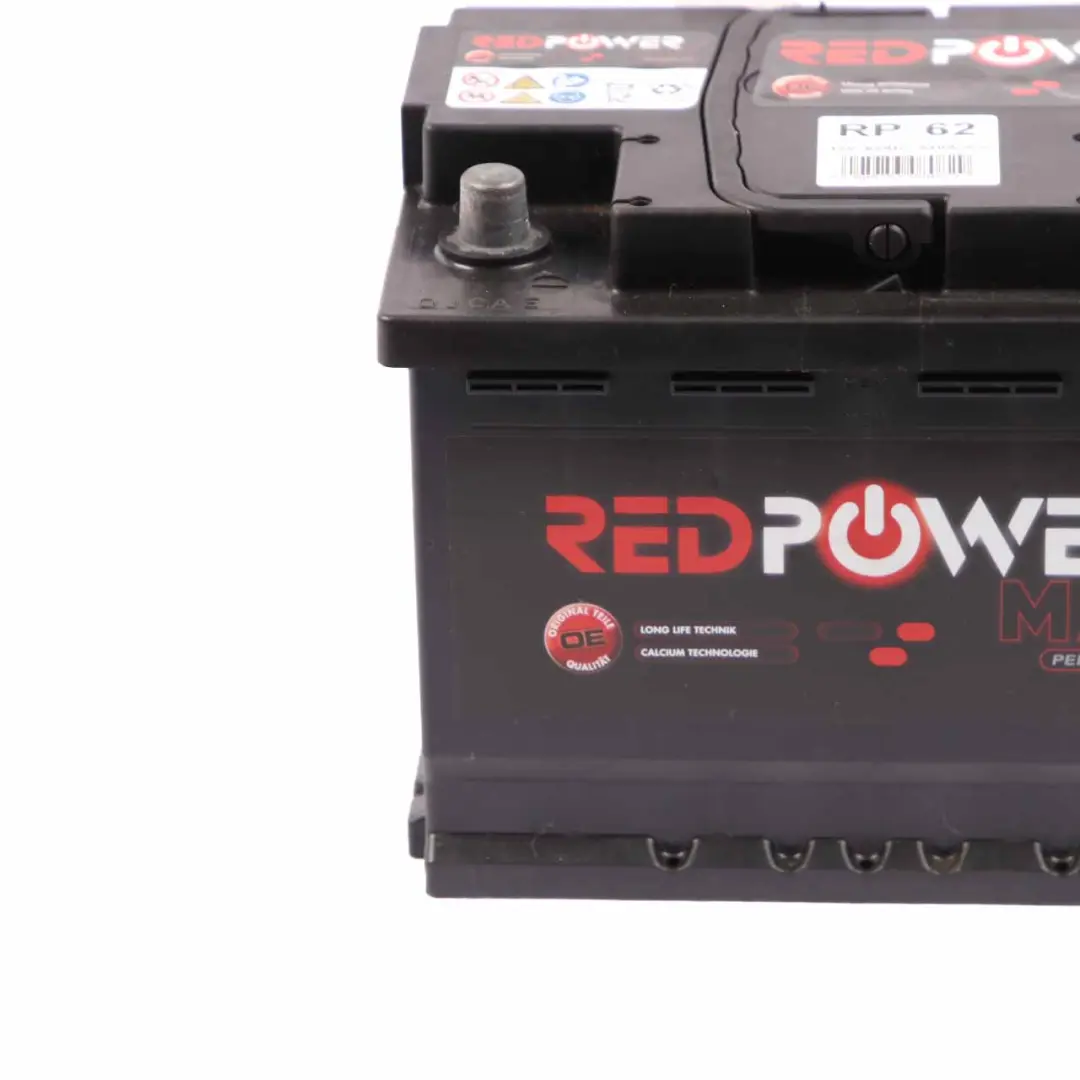 REDPOWER 12V Calcium Accumulator Battery 72Ah 510A RP 62