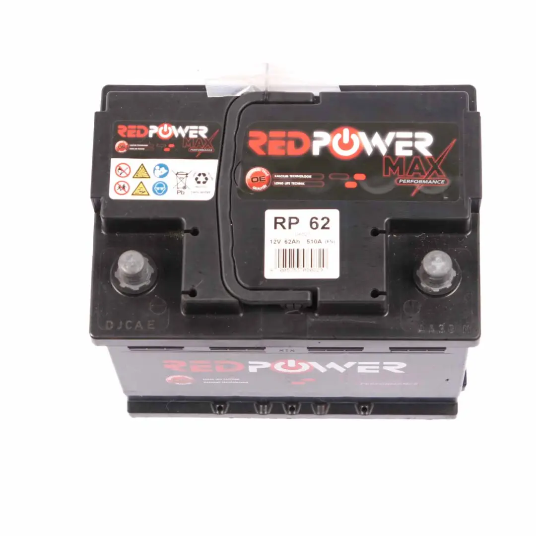 REDPOWER 12V Calcium Accumulator Battery 72Ah 510A RP 62