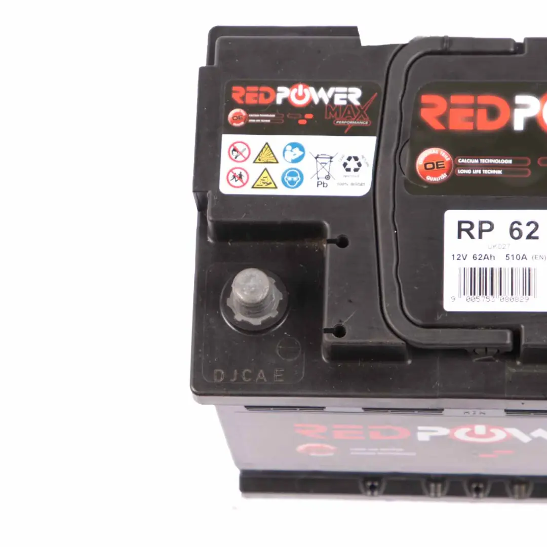 REDPOWER 12V Calcium Accumulator Battery 72Ah 510A RP 62