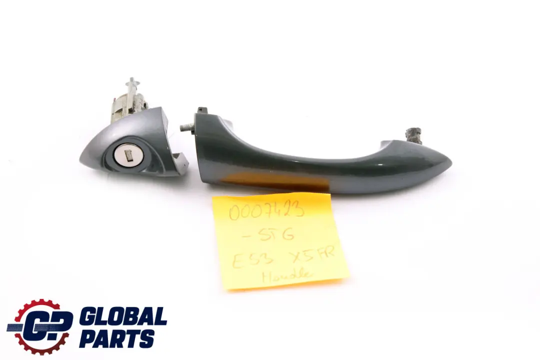 BMW X5 Series E53 Front Right Door O/S Handle Grab Catch Sterlinggrau Grey 472