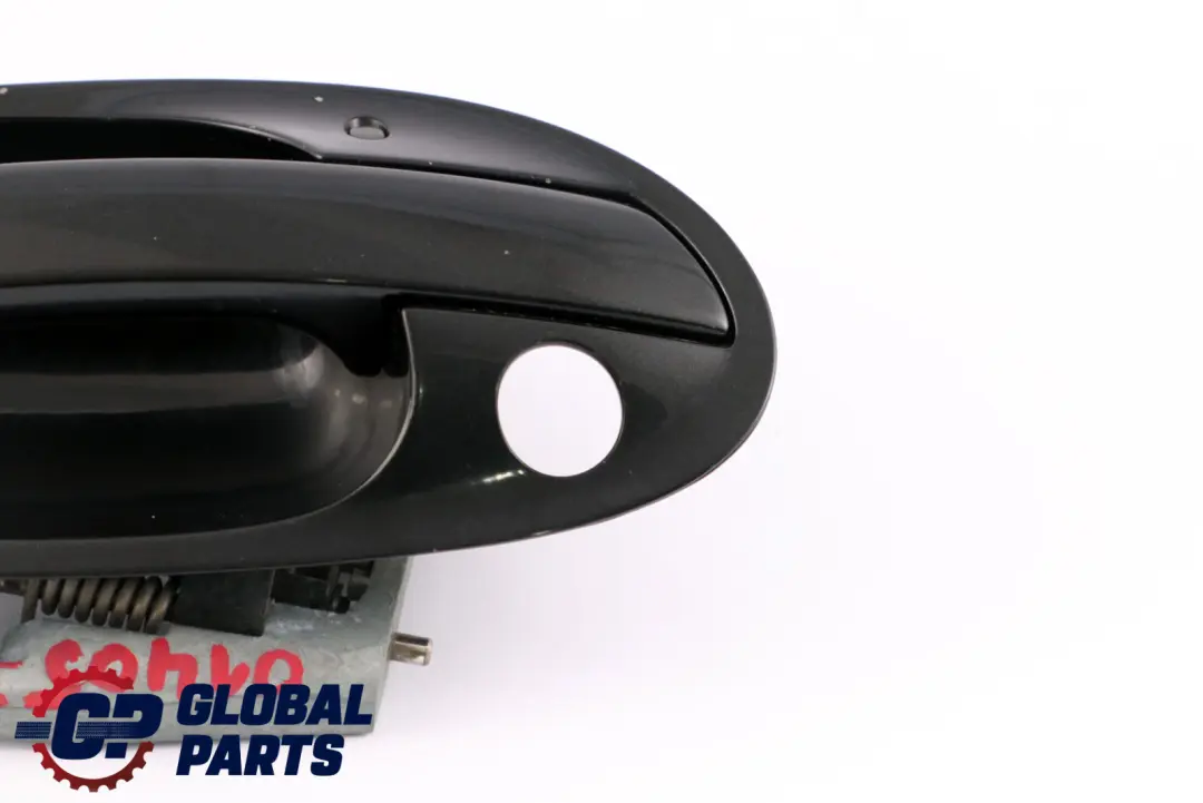 BMW 7 Series E65 Front Right Grab Handle Door Opener O/S Black Sapphire 475