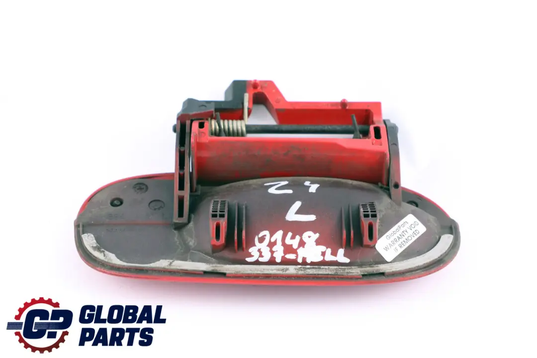 Outer Door Opener Left Handle N/S Hellrot Red 314 BMW Z4 Series E85 E86 - SKU rhd-0148337-HELL - Part number 0148337