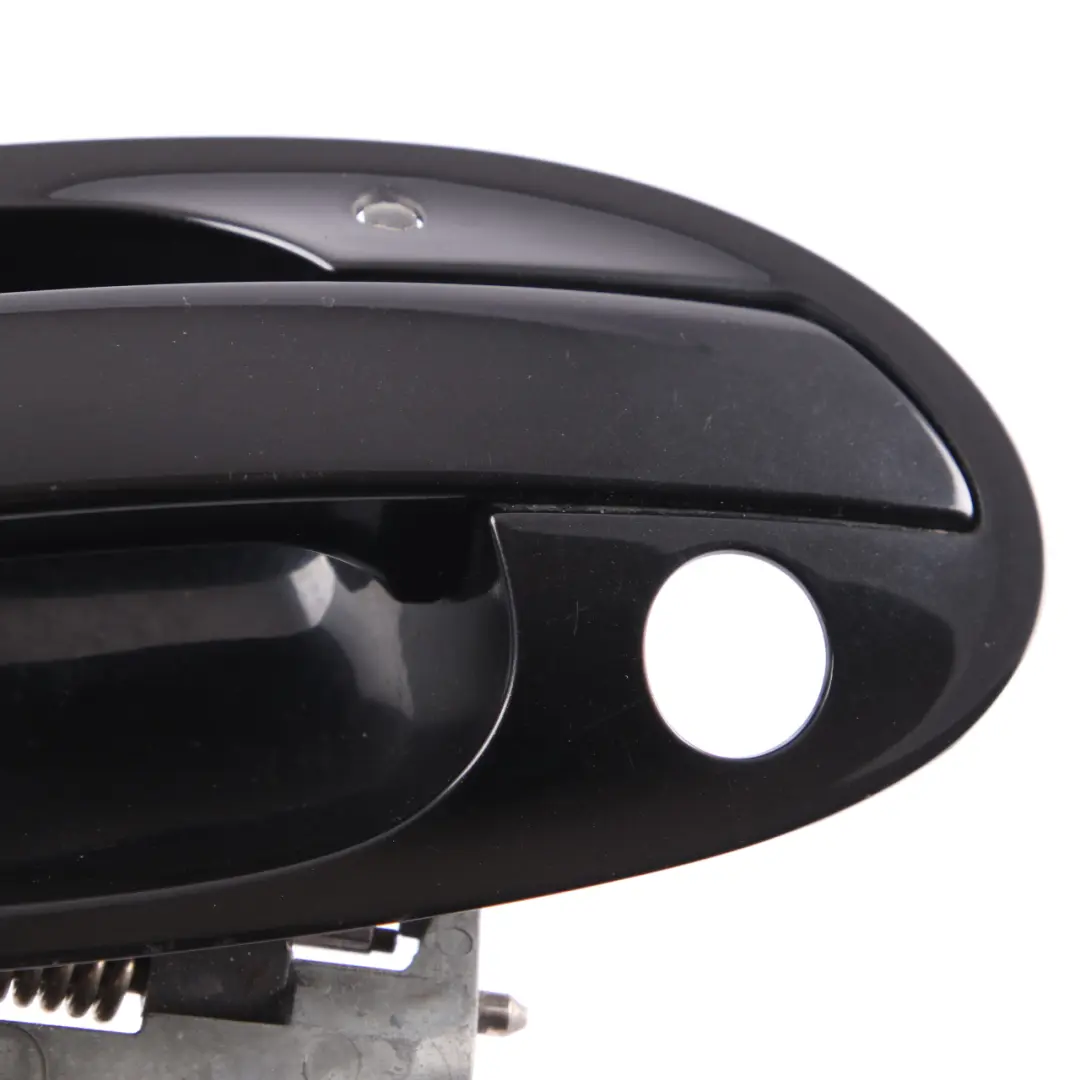 BMW E65 Front Right Grab Handle Door Opener O/S Black Sapphire Metallic - 475