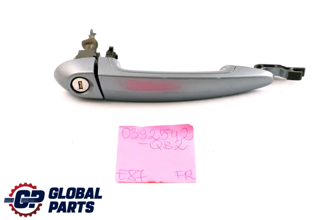 BMW 1 Series E81 E87 Front Right Grab Handle Cylinder O/S Quarzblau Quartz Blue