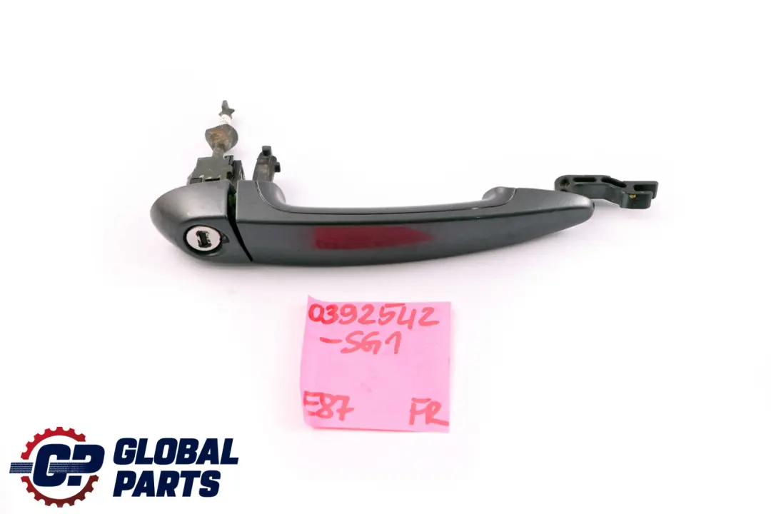 BMW 1 Series 1 E81 E87 Grab Handle Front Right O/S Sparkling Graphite Metallic