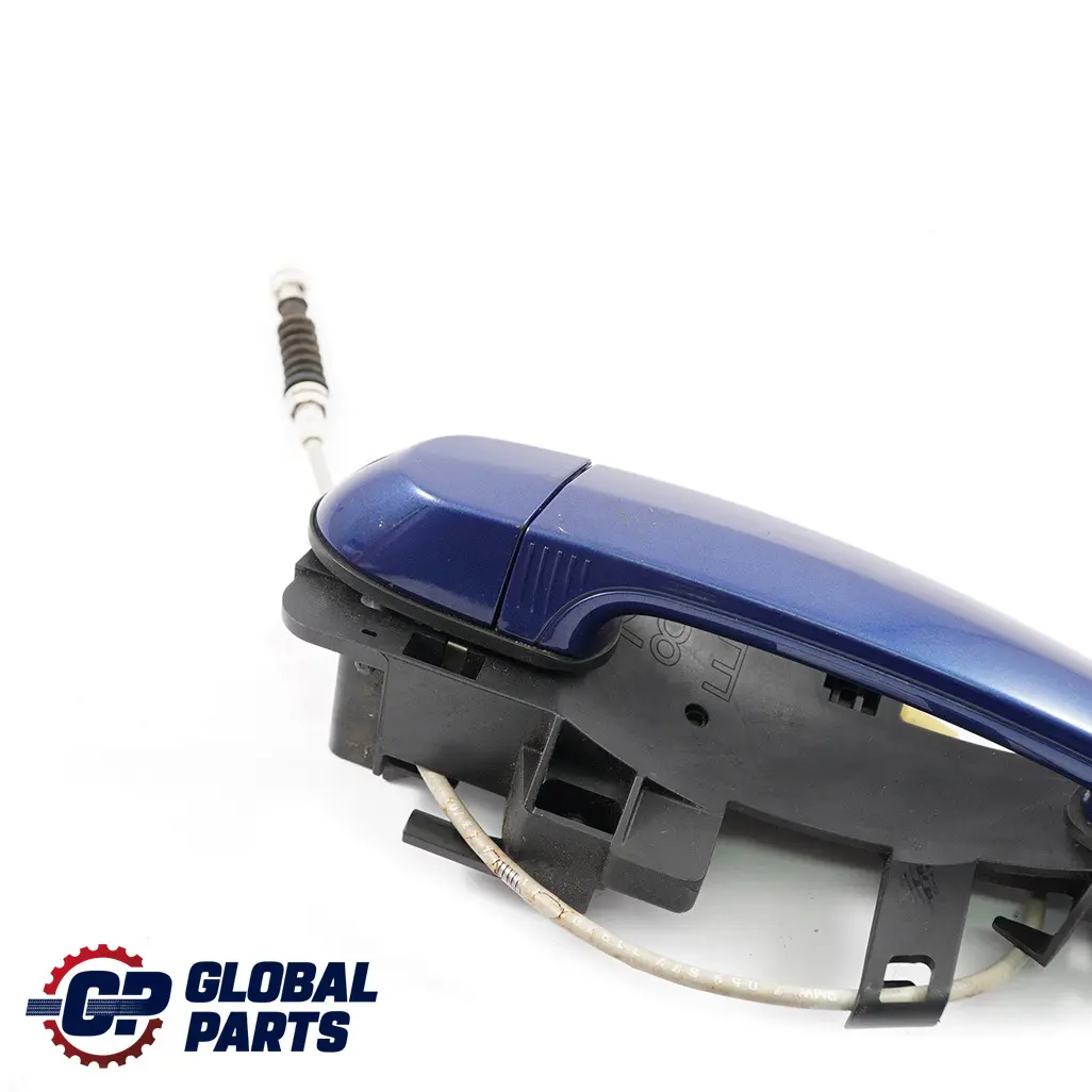 BMW 1 E81 E87 Complete Front Left Grab Handle Comfort N/S Le Mans Blau Blue 381