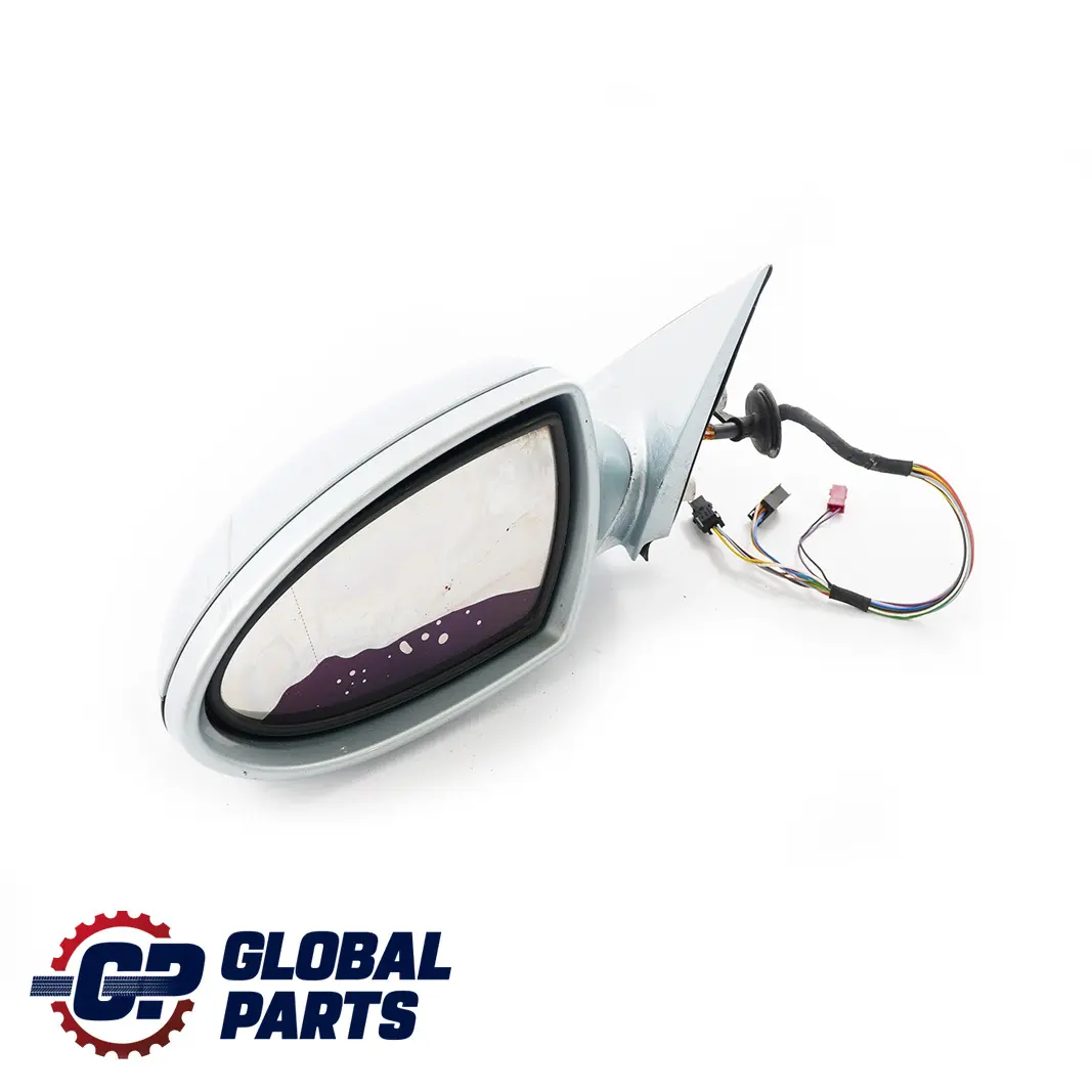 BMW E60 M5 Power Fold Auto Dip Left Wing Mirror N/S Silver Silverstone 2