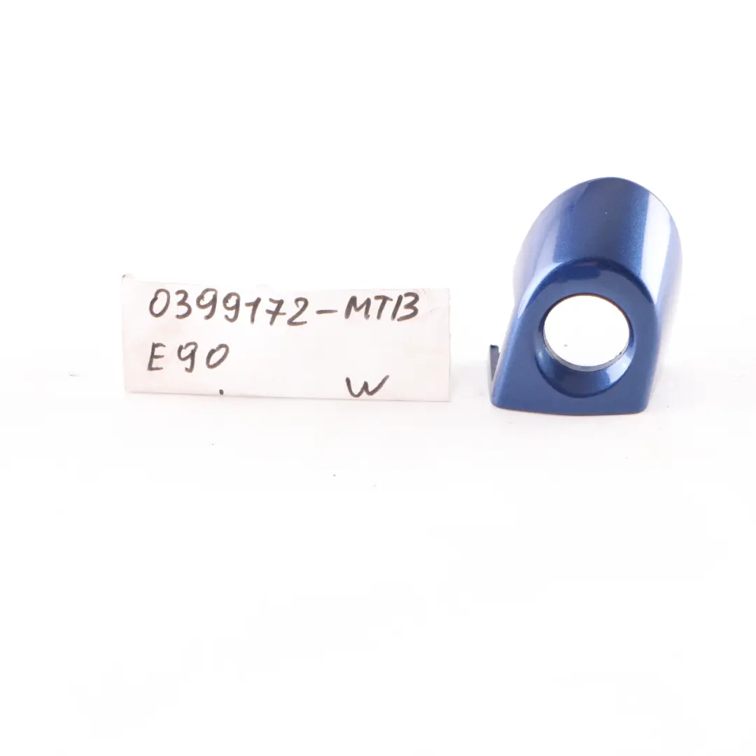 Lock Cover BMW E90 E91 Front Right O/S Door Handle Cylinder Montego Blue A51