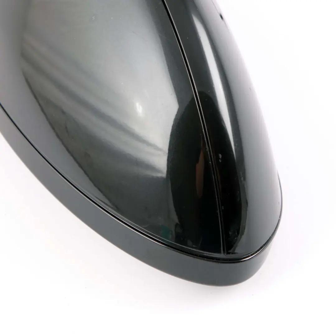 BMW E60 M5 Power Fold Auto Dip Right Wing Mirror O/S Black Sapphire Metallic 475