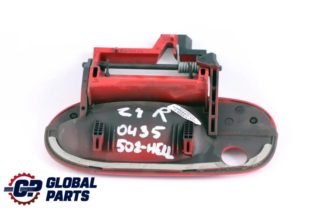 Outer Door Opener Right Grab Handle O/S Hellrot Red 314 BMW Z4 Series E85 - SKU rhd-0435502-HELL - Part number 0435502