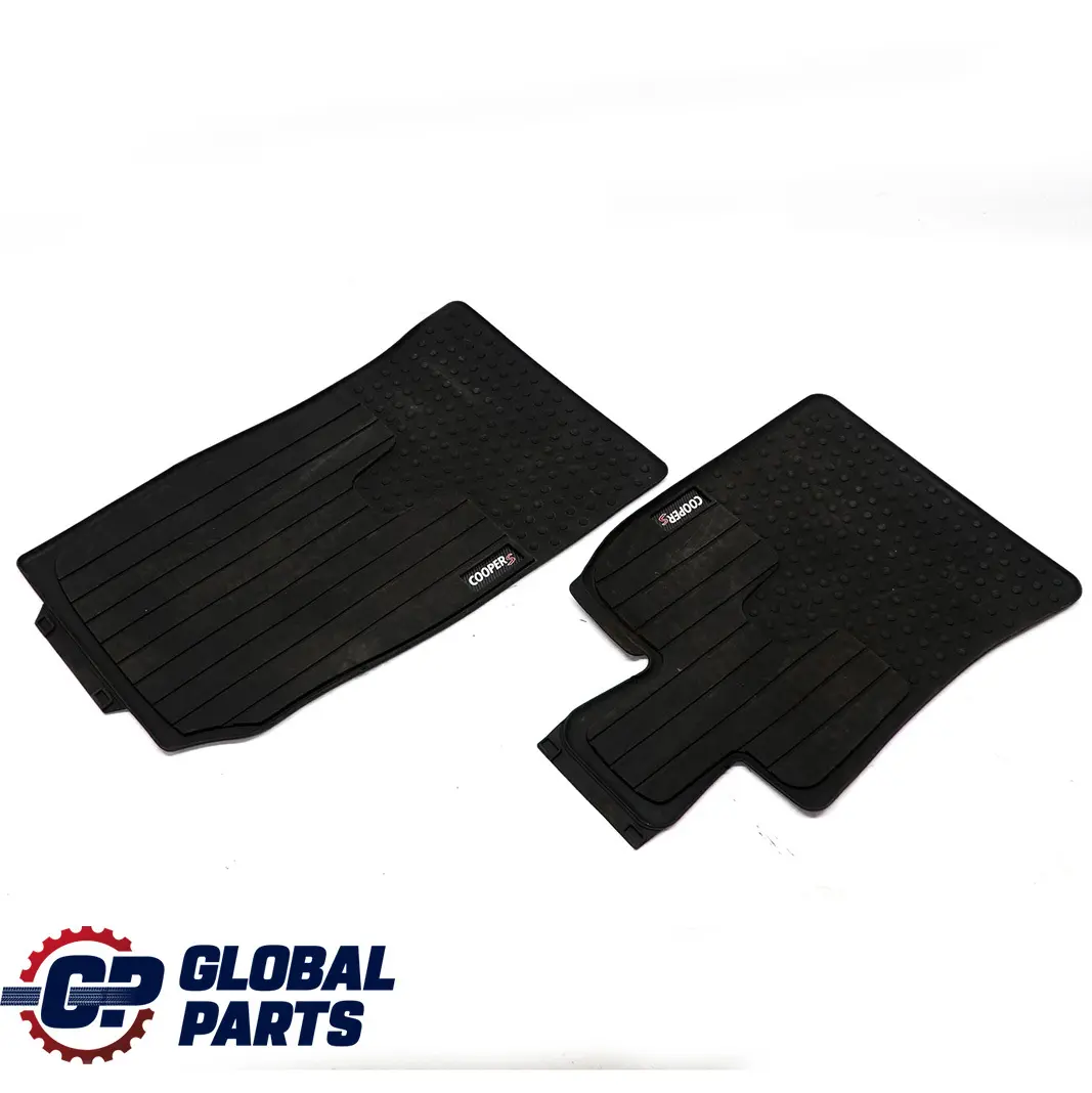 Mini Cooper S R55 R56 R57 Interior Front Rubber Floor Mats Set