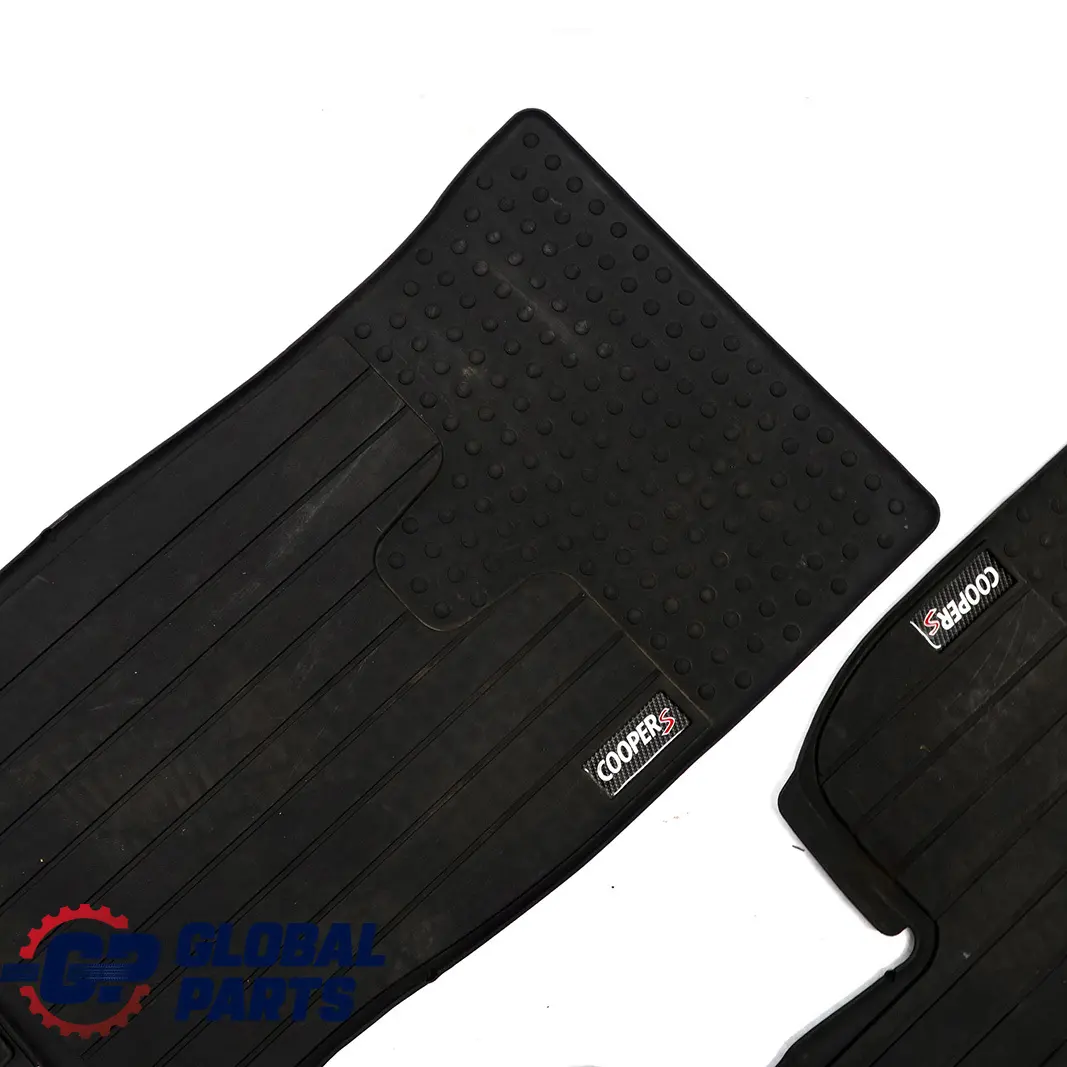 Mini Cooper S R55 R56 R57 Interior Front Rubber Floor Mats Set