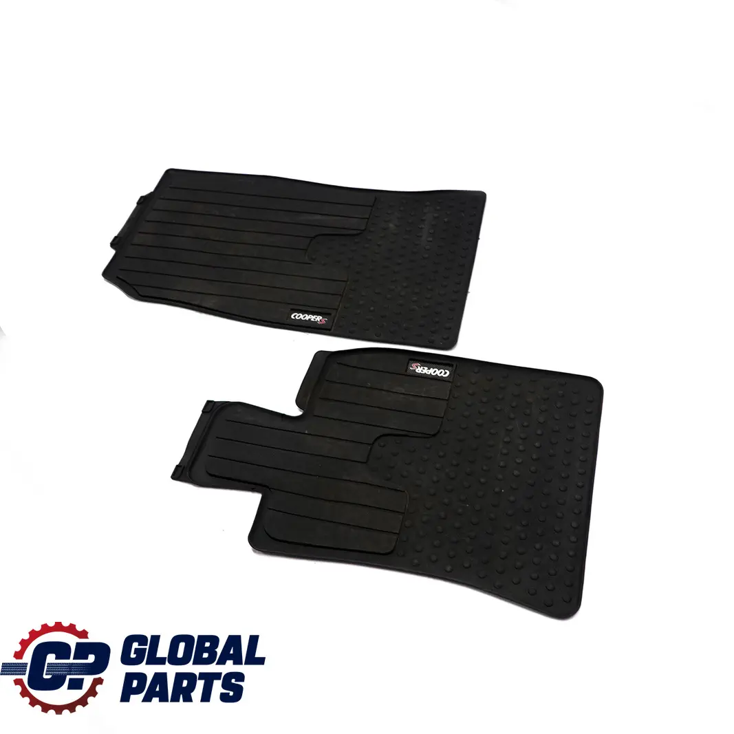 Mini Cooper S R55 R56 R57 Interior Front Rubber Floor Mats Set