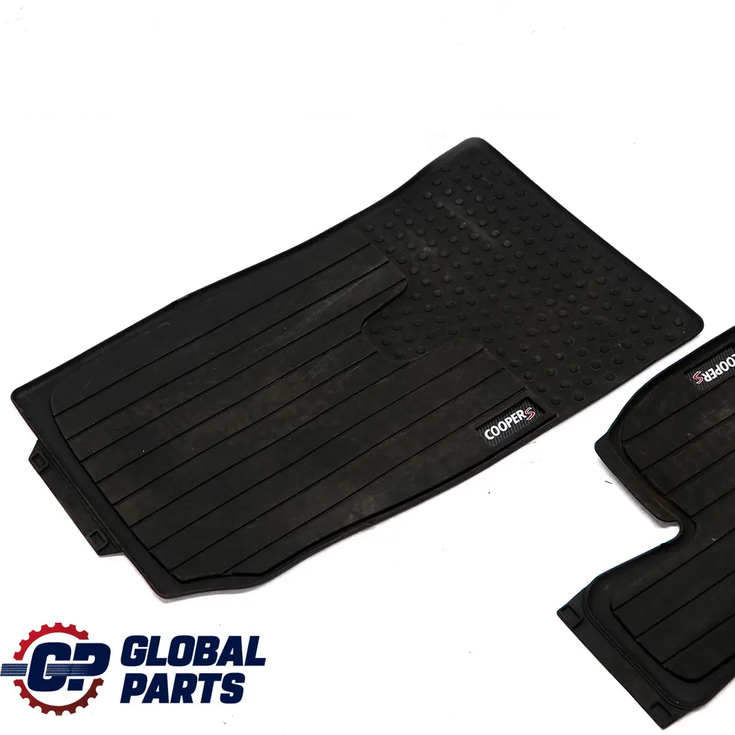 Mini Cooper S R55 R56 R57 Interior Front Rubber Floor Mats Set