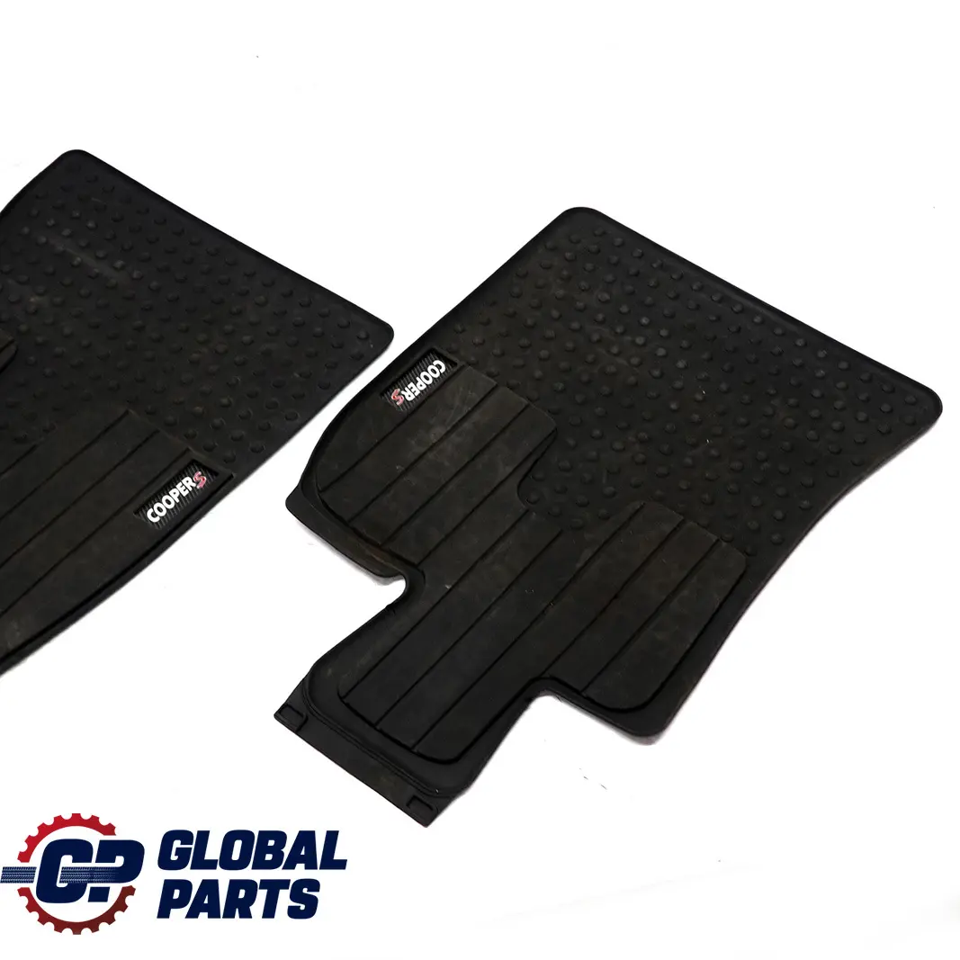 Mini Cooper S R55 R56 R57 Interior Front Rubber Floor Mats Set