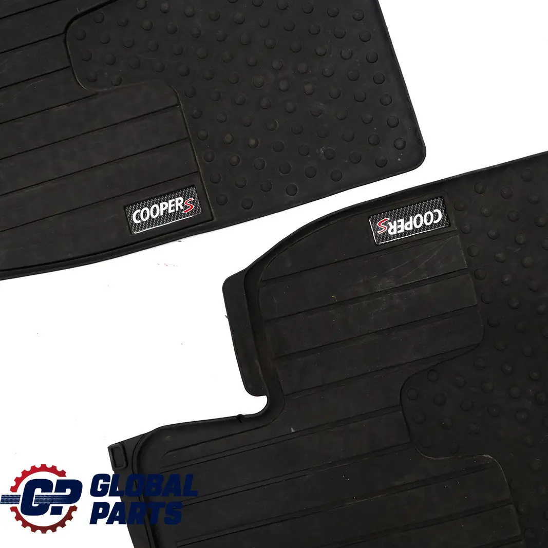 Mini Cooper S R55 R56 R57 Interior Front Rubber Floor Mats Set