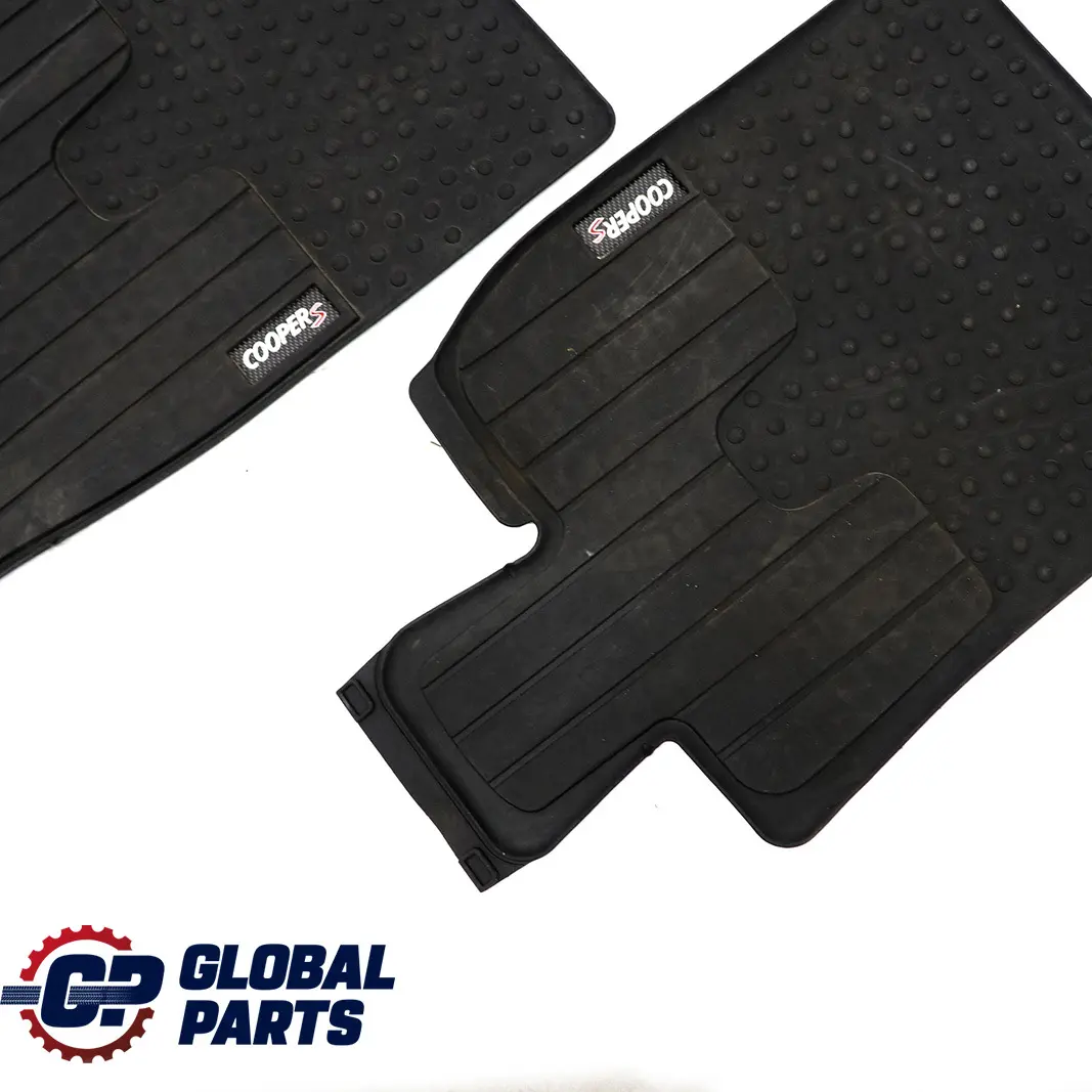 Mini Cooper S R55 R56 R57 Interior Front Rubber Floor Mats Set