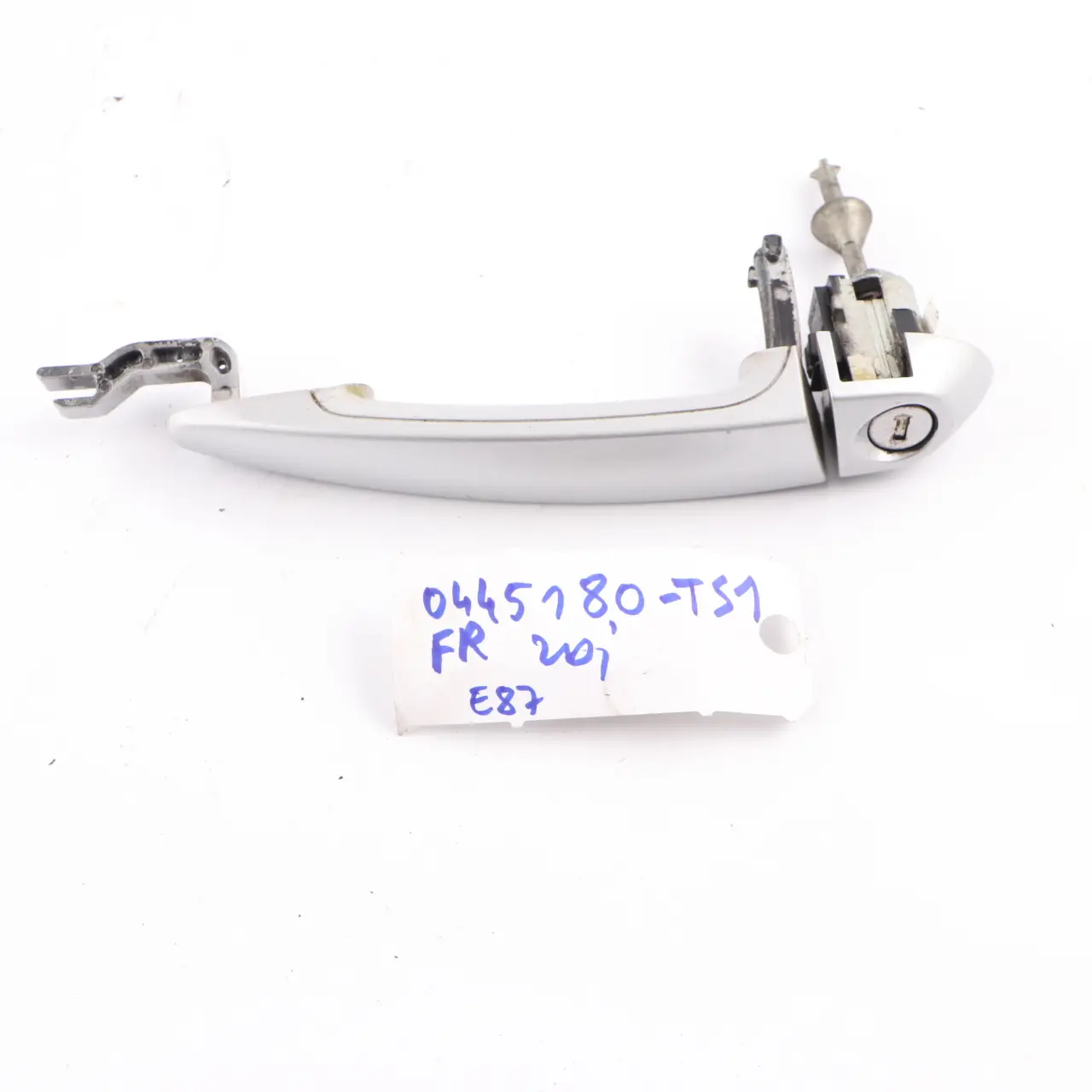 Door Grab Handle BMW E81 E82 E87 E88 Front Right O/S Exterior Titan Silver - 354