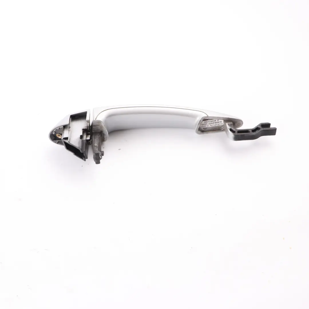 BMW E87 Door Grab Handle Rear Right O/S Exterior Titansilber Silver Metallic 354