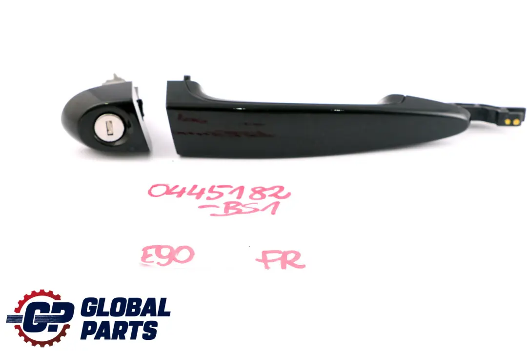 BMW 3 Series 1 E90 E91 Front Right Grab Handle O/S Black Sapphire Metallic 475