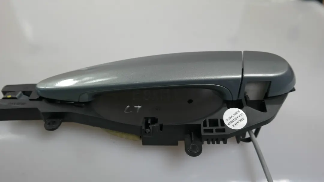 BMW 3 Series E90 E91 passenger side grab door handle left rear N/S ARKTIS METALC