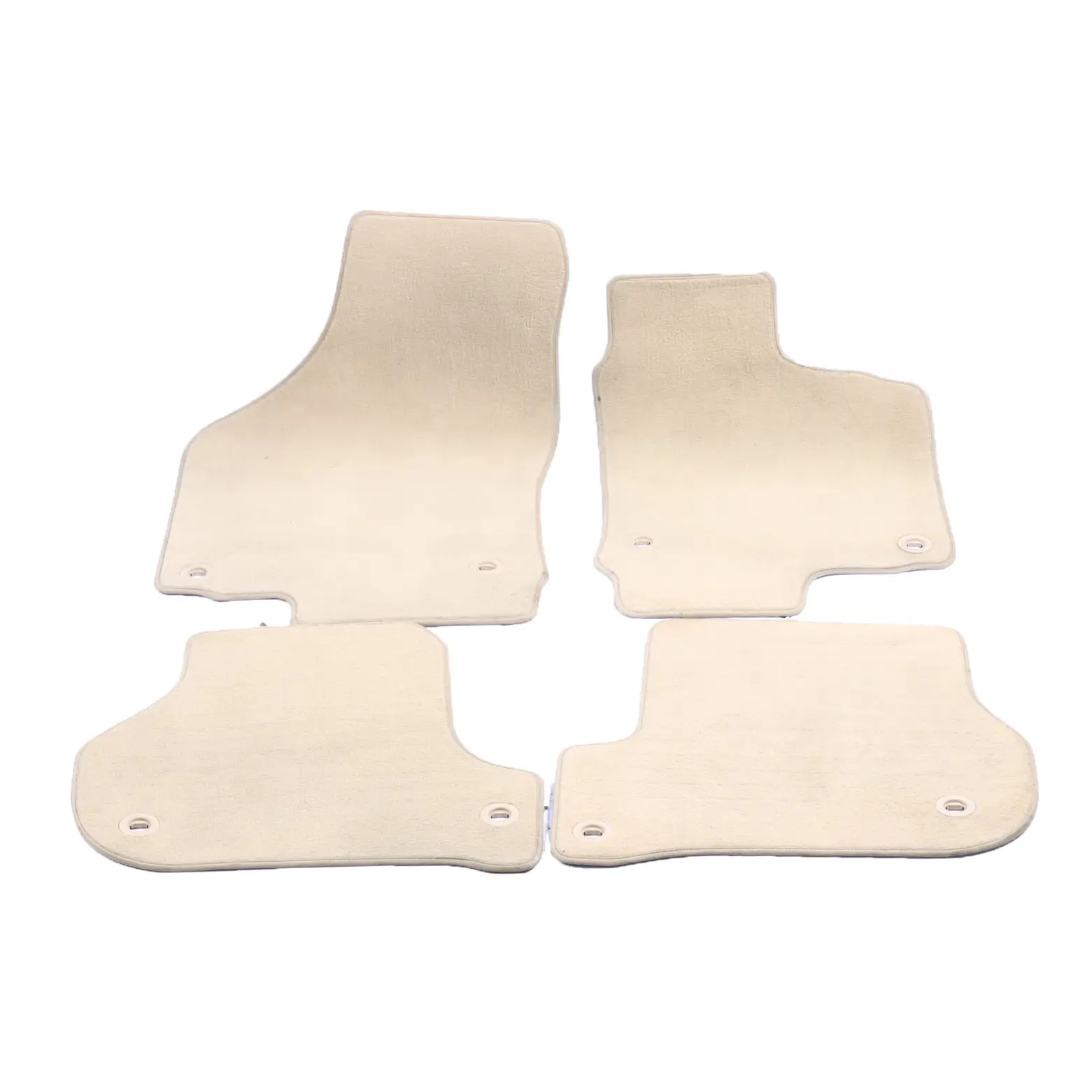 Skoda Octavia II Floor Mats Set Interior Front Rear Floor Cover Ivory 1Z2864436A