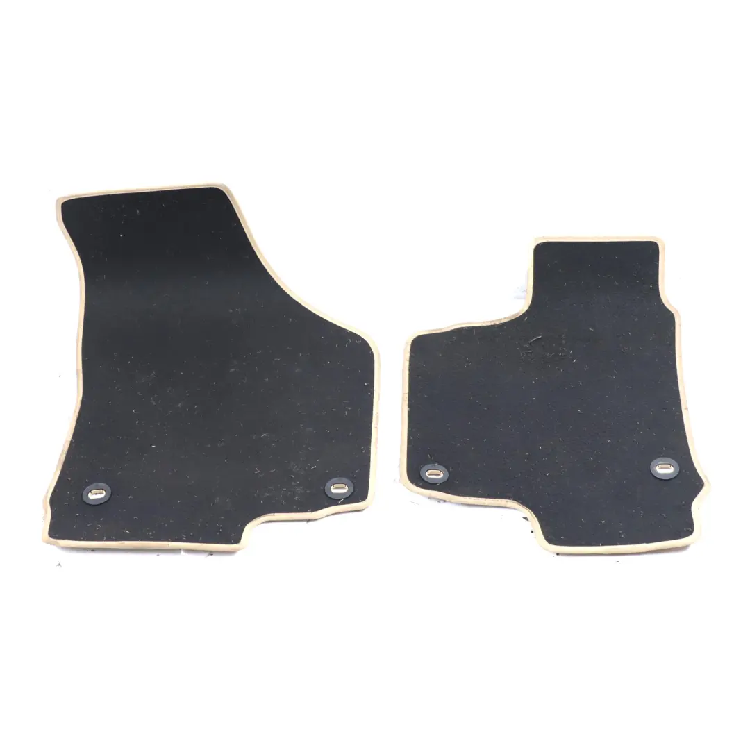 Skoda Octavia II Floor Mats Set Interior Front Rear Floor Cover Ivory 1Z2864436A