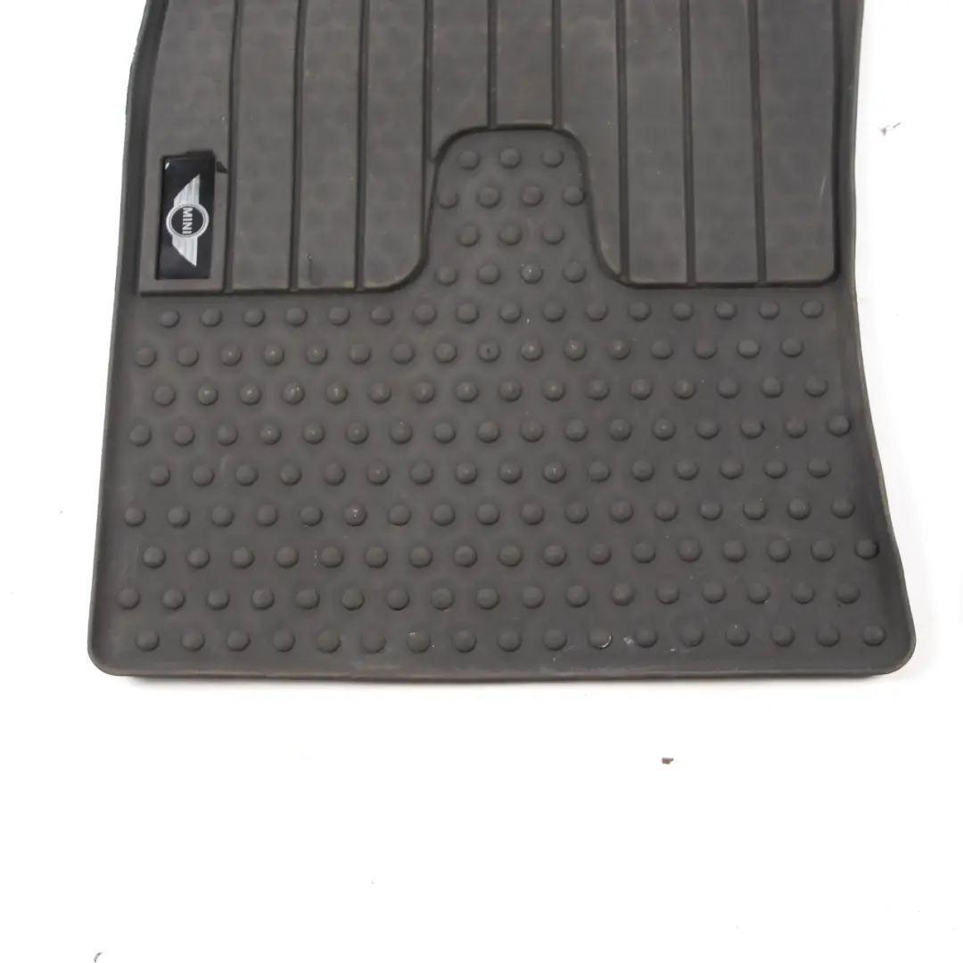 Floor Rubber Mats Mini R56 R57 R58 All Weather Interior Front Set Black 2243913