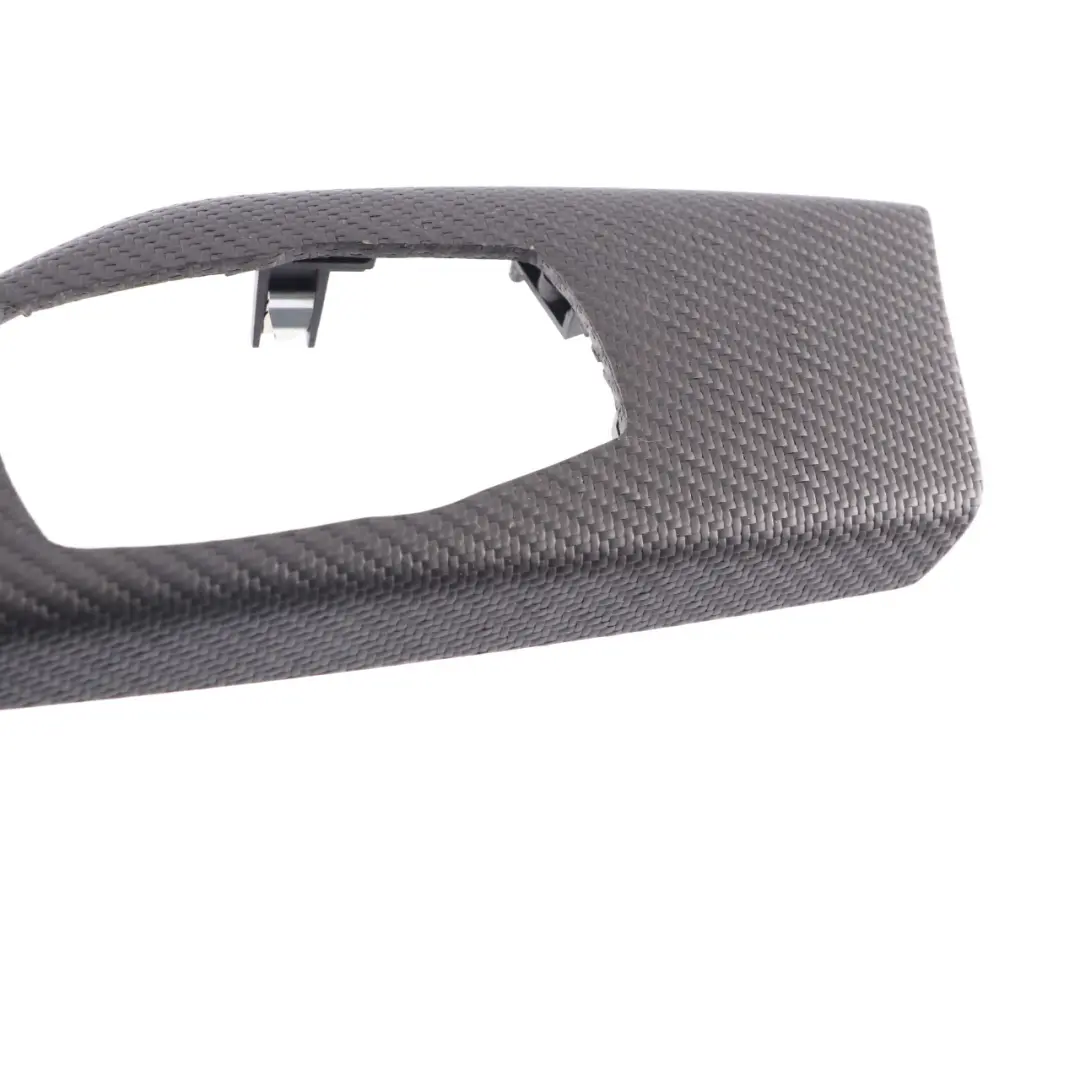 BMW F20 Centre Console Cover Panel Interior Trim Carbon Fibre 2298440