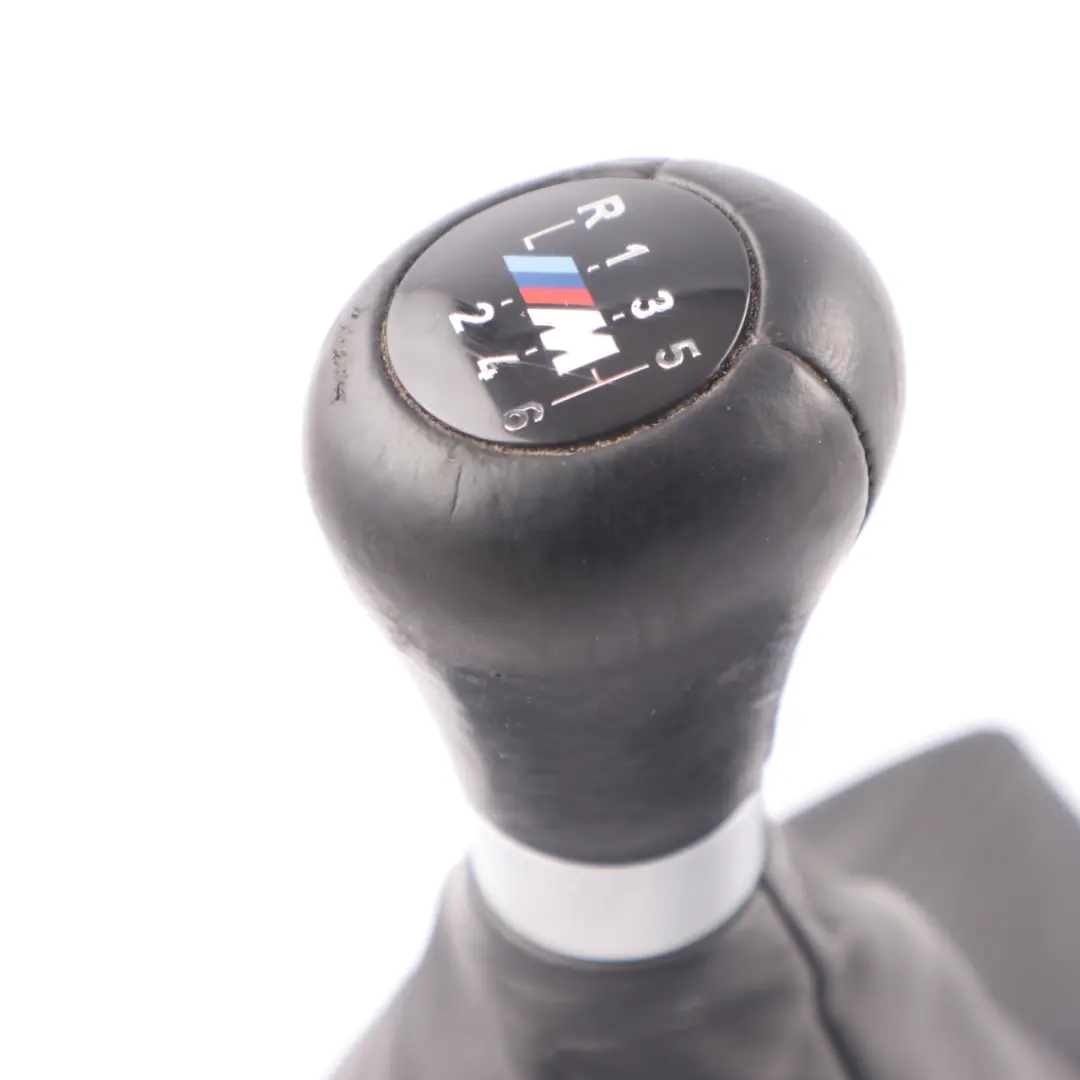 Gear Shift Knob BMW F10 F11 M Sport Lever Cover Black Leather 6-speed 2284057