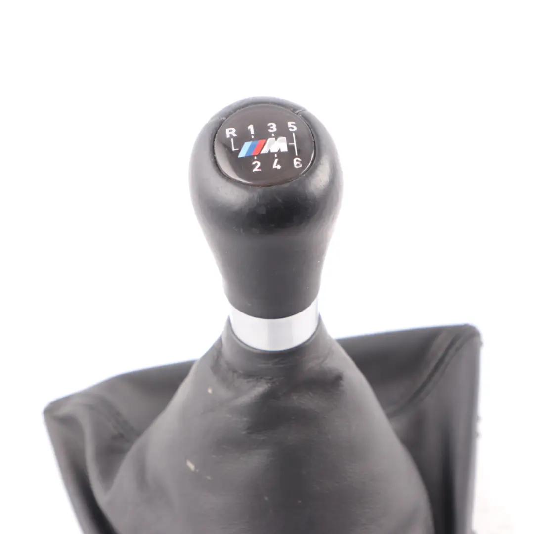 Gear Shift Knob BMW F30 F31 M Sport Selector Cover Leather Black 6-speed 2284556