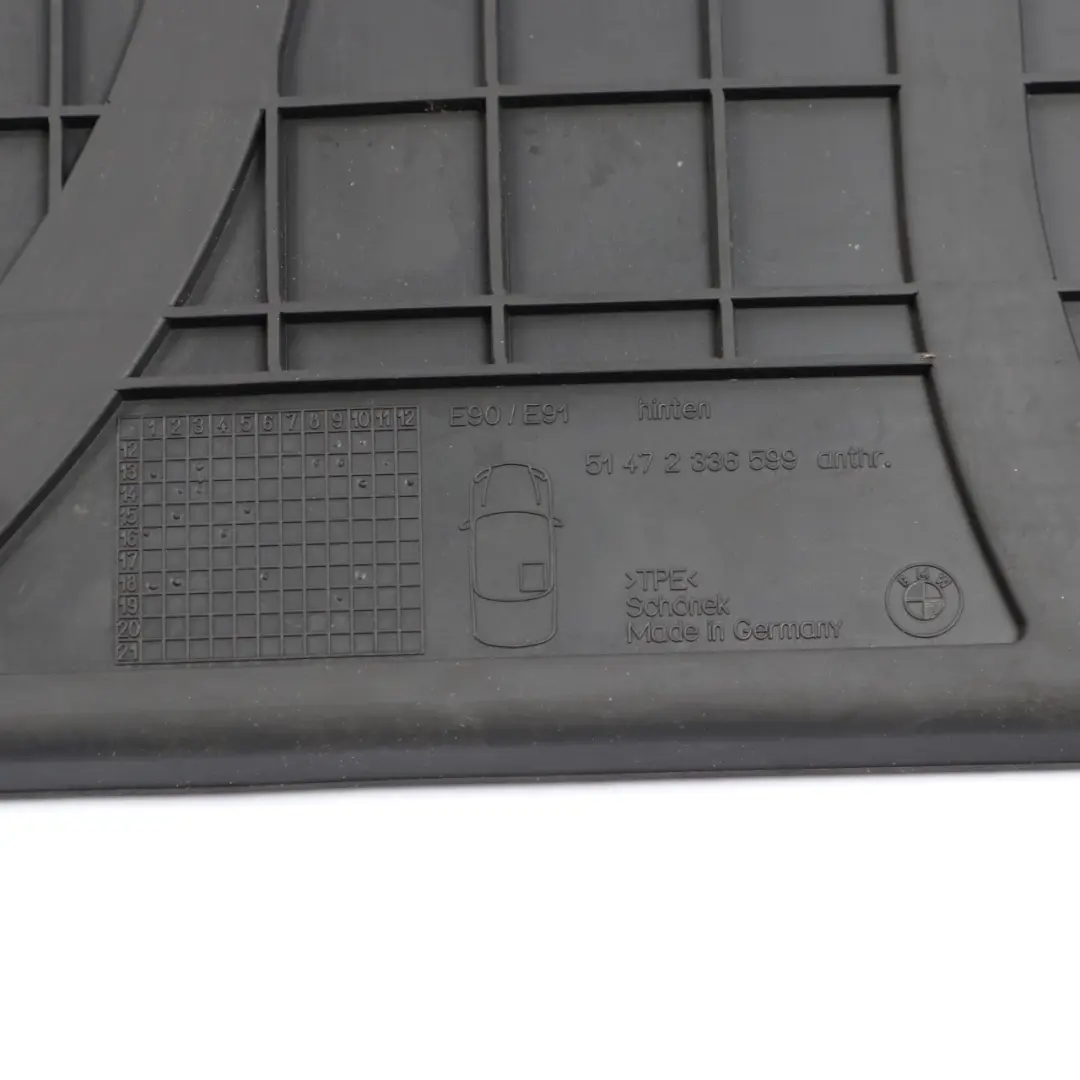 Floor Mats BMW E90 E91 All Weather Interior Front Rear Rubber Cover Set 2311059