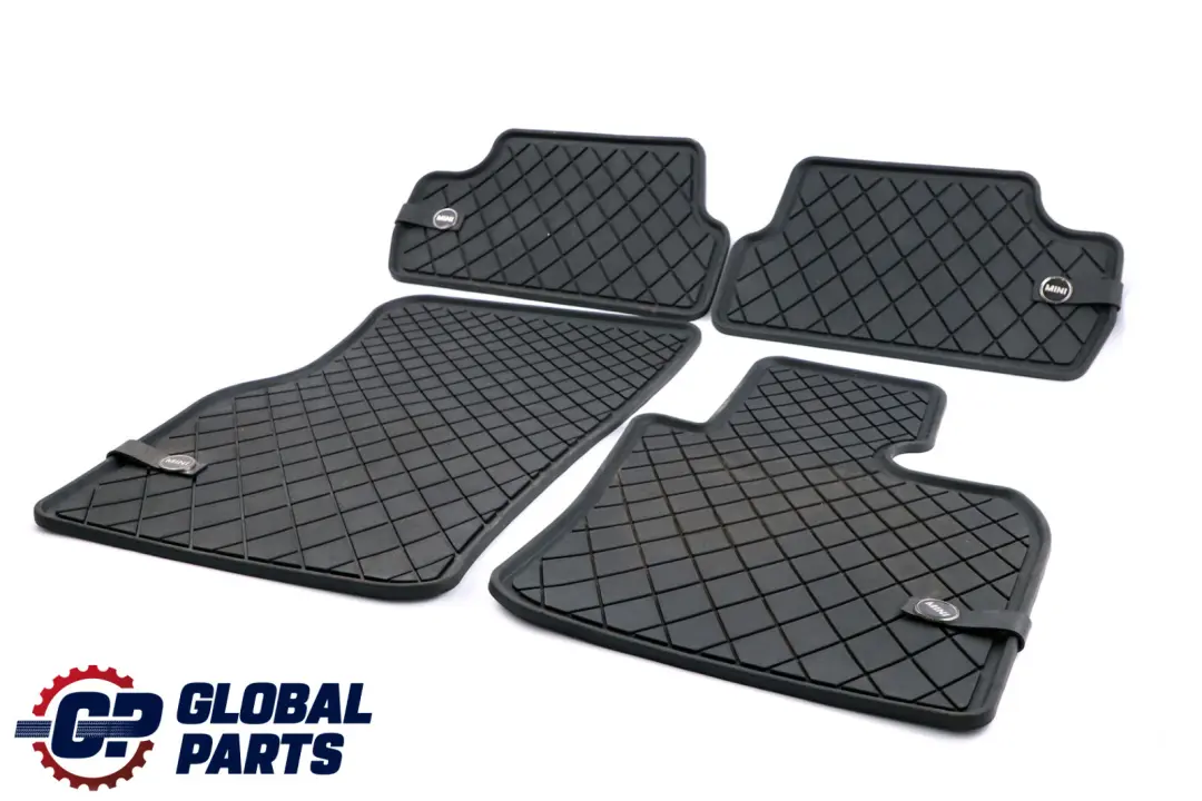 Mini F55 F56 F57 All Weather Interior Front Rear Floor Rubber Mats Set