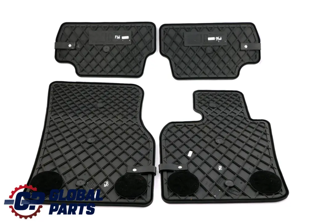 Mini F55 F56 F57 All Weather Interior Front Rear Floor Rubber Mats Set