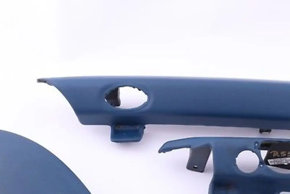 Mini One R55 Dashboard Dash Lower Trim Cover Set Pacific Blue