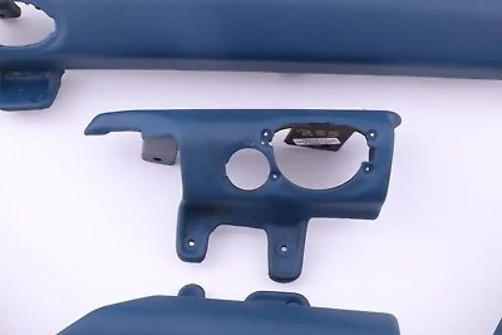 Mini One R55 Dashboard Dash Lower Trim Cover Set Pacific Blue