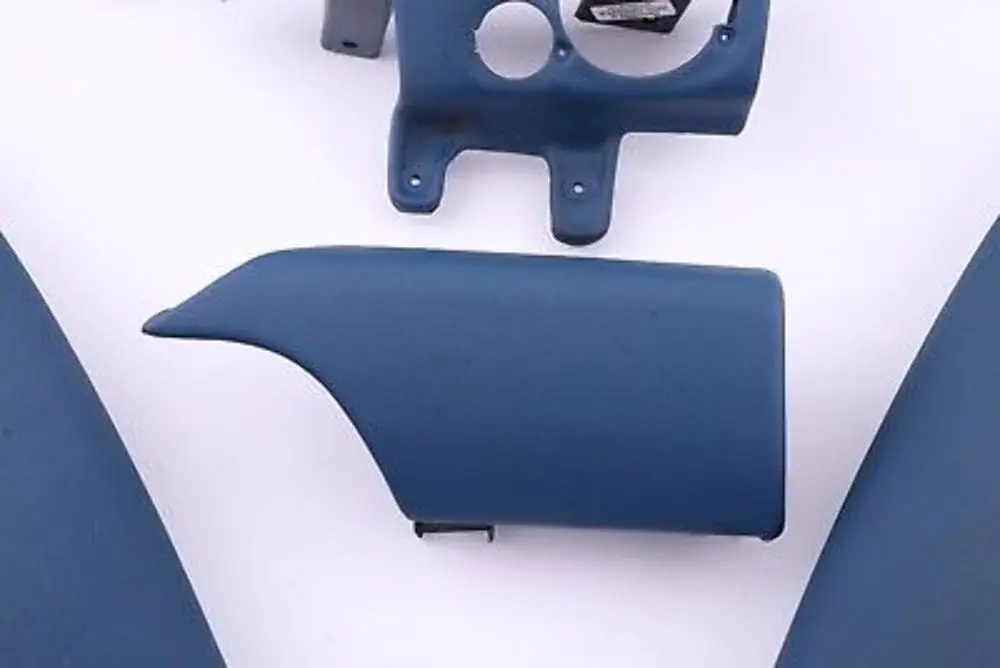 Mini One R55 Dashboard Dash Lower Trim Cover Set Pacific Blue