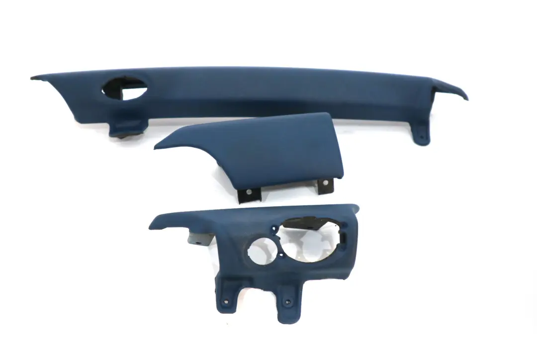 Mini One 3 R56 R57 R58 Dashboard Dash Lower Trim Cover Set Pacific Blue