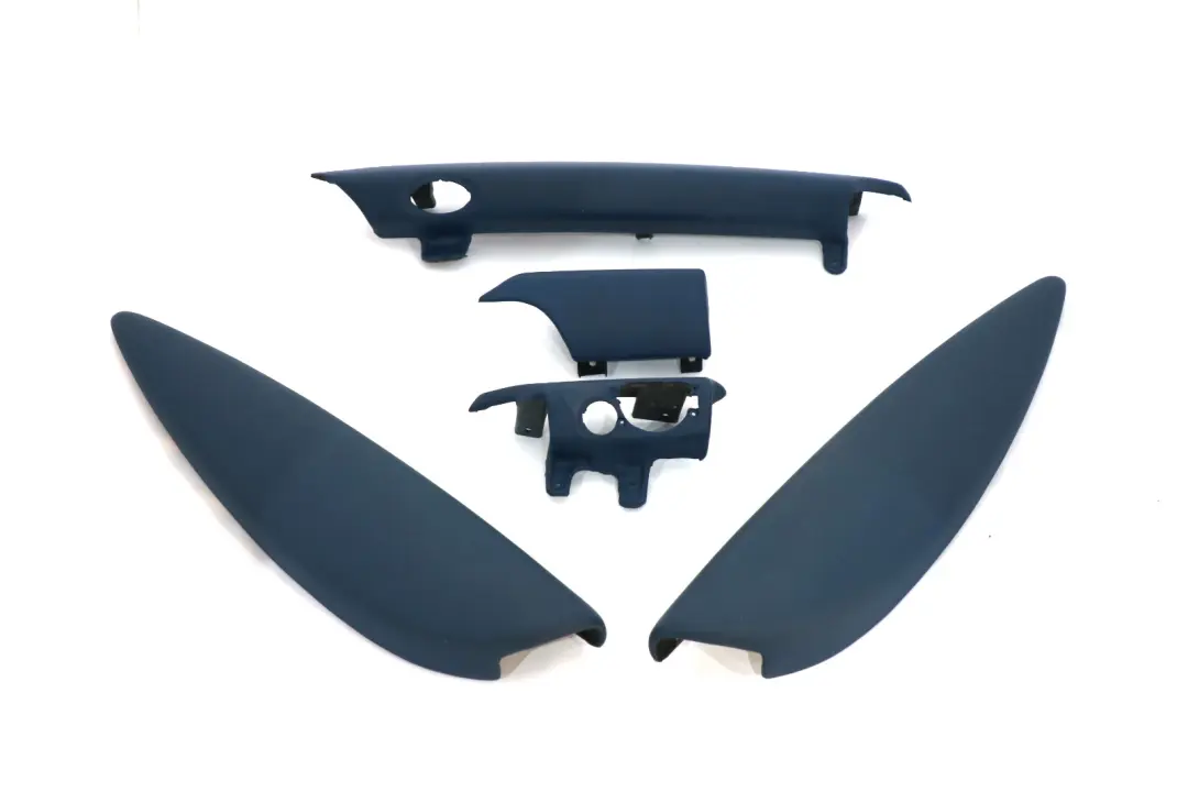 Mini One 3 R56 R57 R58 Dashboard Dash Lower Trim Cover Set Pacific Blue