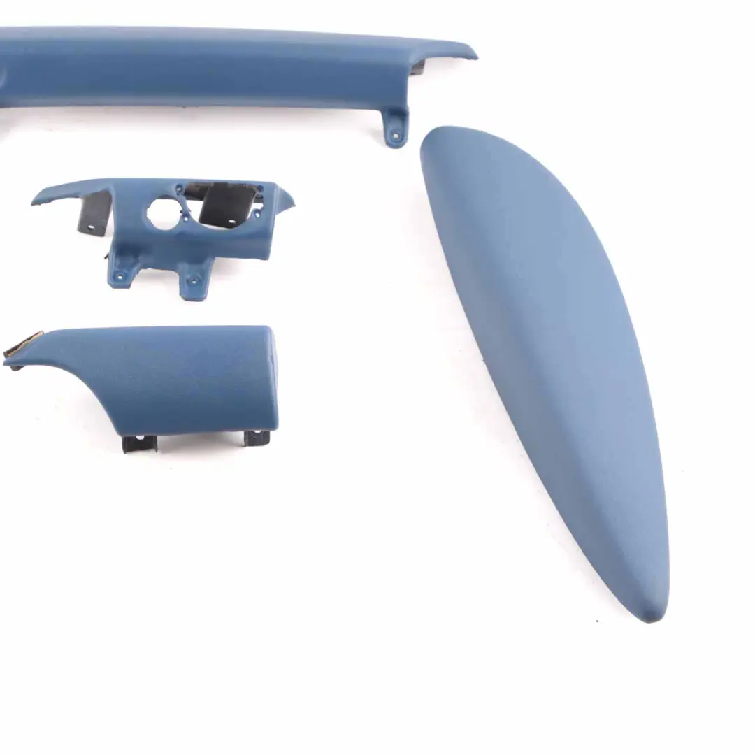 Mini One R56 R57 R58 Dashboard Dash Lower Trim Cover Set Pacific Blue