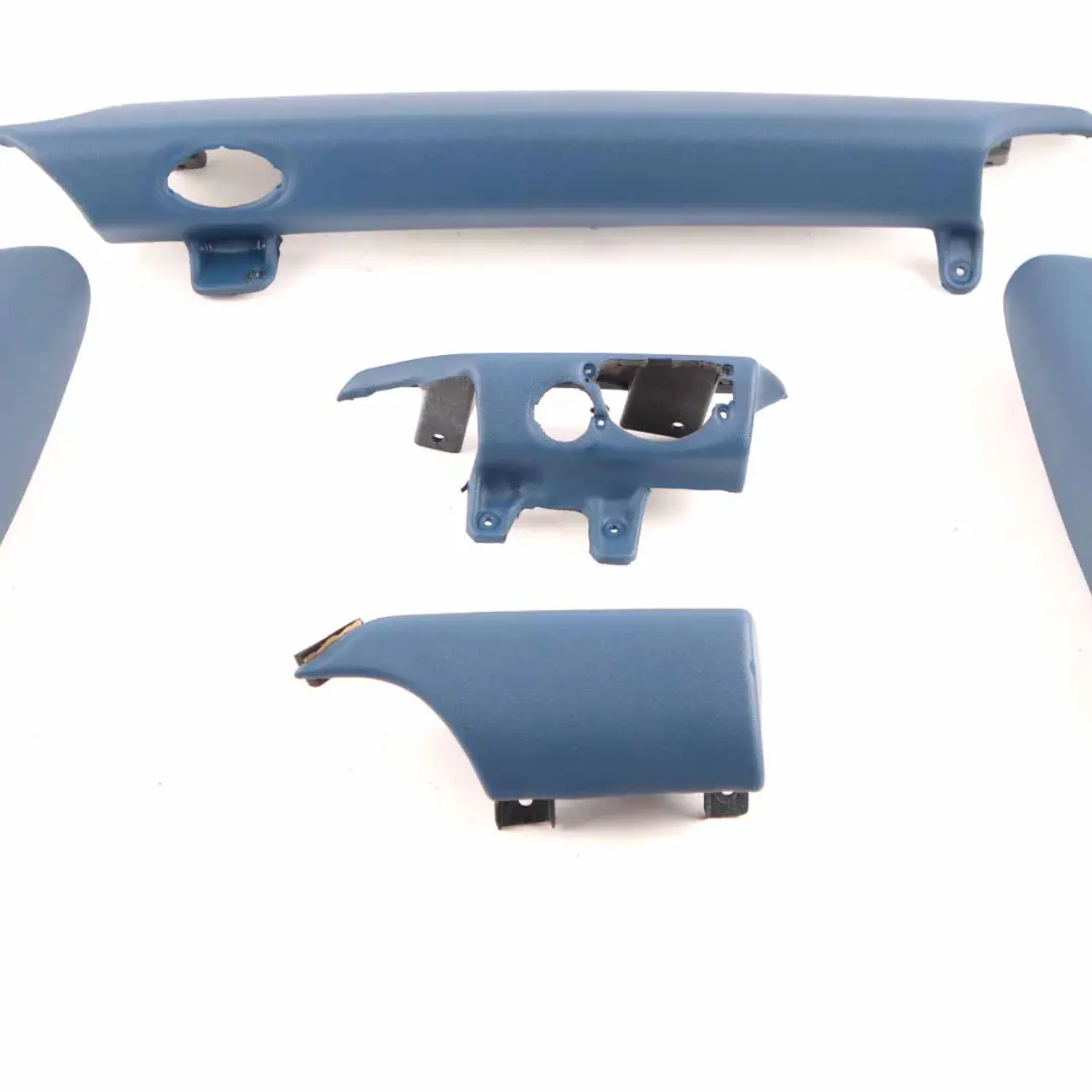 Mini One R56 R57 R58 Dashboard Dash Lower Trim Cover Set Pacific Blue