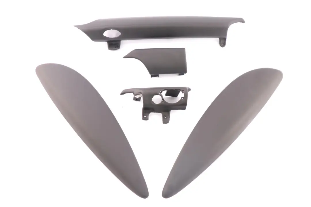 BMW MINI Cooper One 2 R56 Dashboard Dash Lower Trim Cover Set Kit Dark Grey