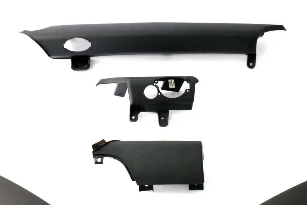 BMW Mini Cooper One 7 R56 Dashboard Dash Lower Trim Set Kit Dark Grey Plastic