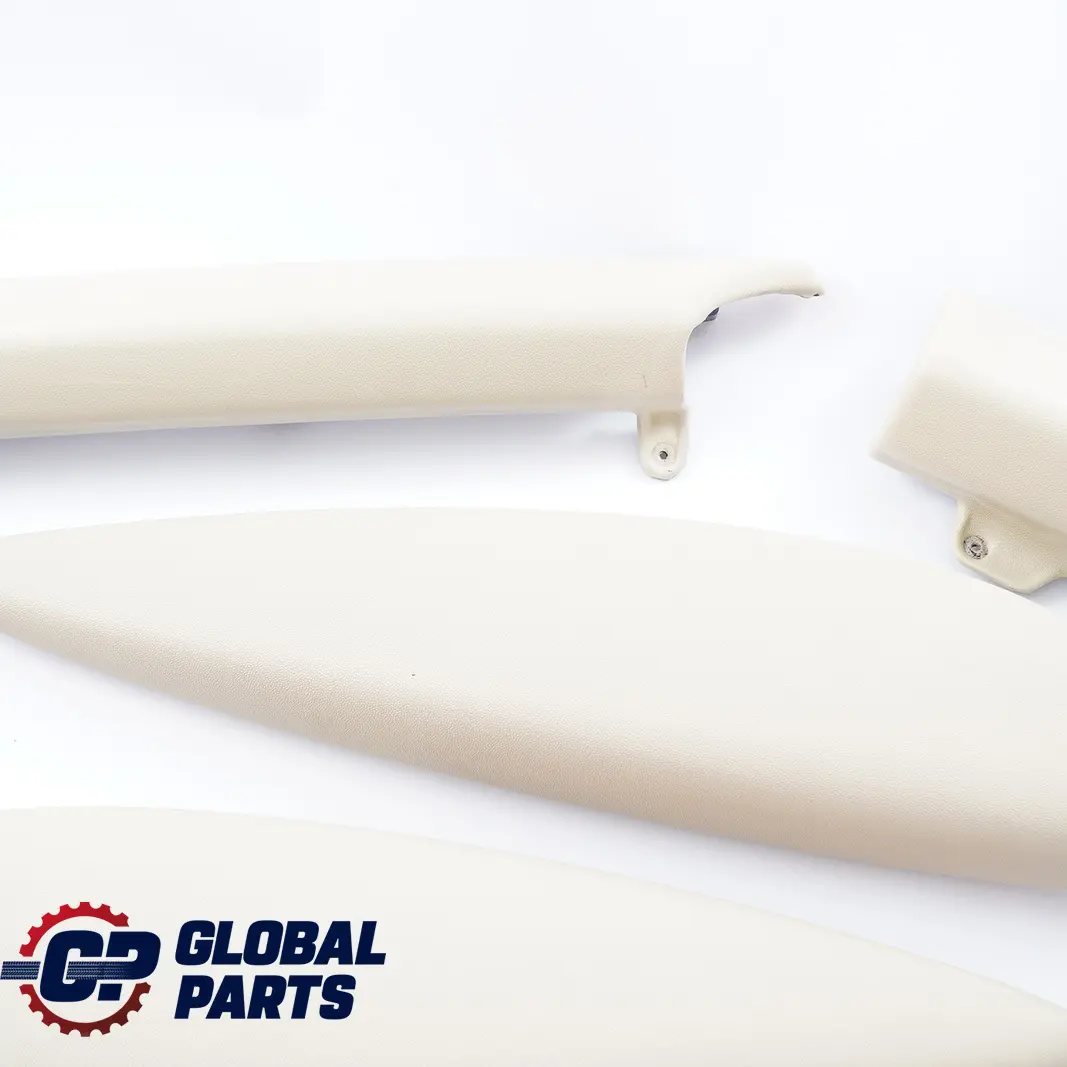 BMW Mini Cooper One R56 R57 Cover Dashboard Dash Lower Trim Set Kit Cream White