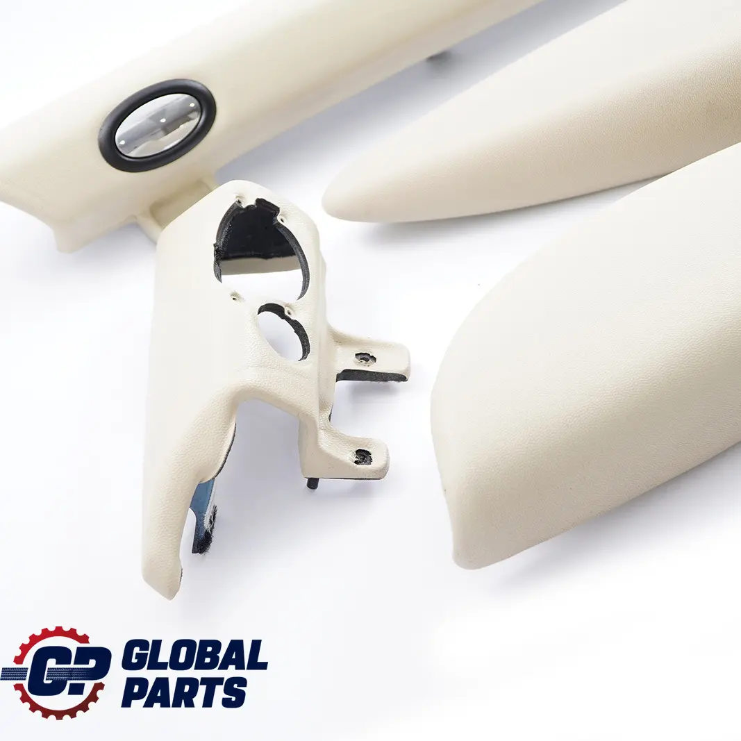 BMW Mini Cooper One R56 R57 Cover Dashboard Dash Lower Trim Set Kit Cream White