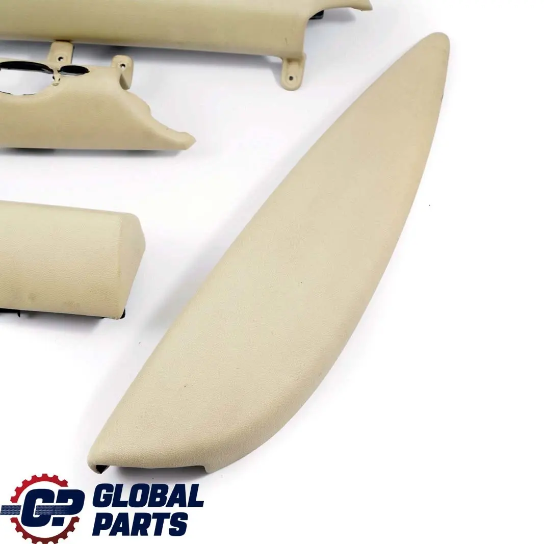 BMW Mini Cooper 3 R56 R57 Dashboard Dash Lower Trim Set Kit Cover Cream White