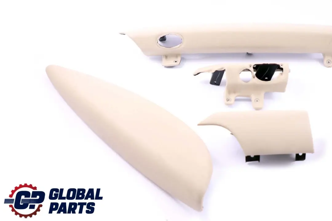 BMW Mini Cooper 3 R56 R57 Dashboard Dash Lower Trim Set Kit Cream White