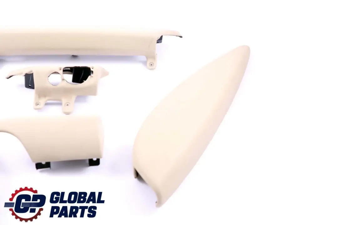 BMW Mini Cooper 3 R56 R57 Dashboard Dash Lower Trim Set Kit Cream White