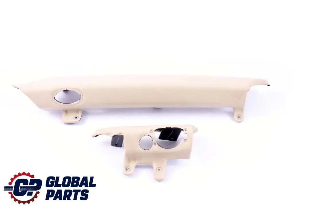 BMW Mini Cooper 3 R56 R57 Dashboard Dash Lower Trim Set Kit Cream White